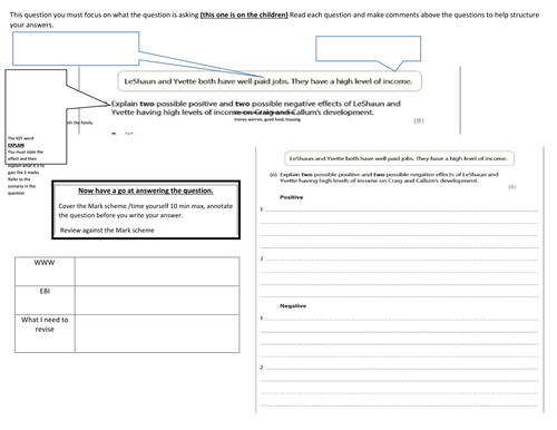 BTEC Level 2 EXAM unit 1  revision 8 mark questions