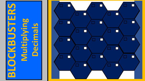 Decimal Multiplication Blockbusters Game