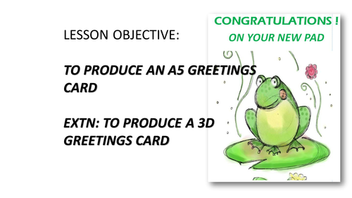 3D greetings card