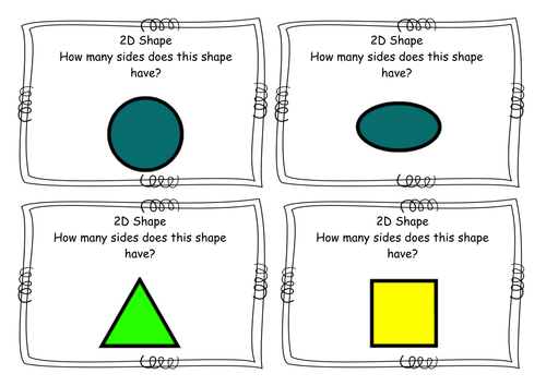 year 2 3d shape 2d shape label the properties task