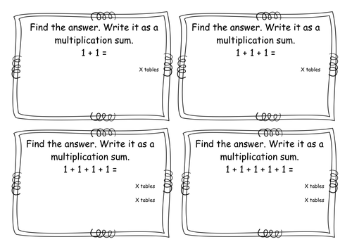 KS2 - Year 3 - Times Tables - x1, 2, 3, 4, 5, 6, 7, 8, 9, 10, 11