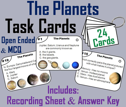 Planets Task Cards
