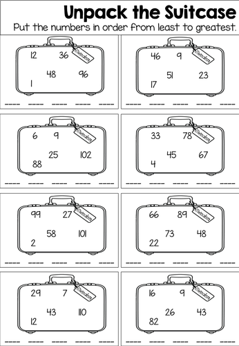 Sorting Numbers from Least to Greatest