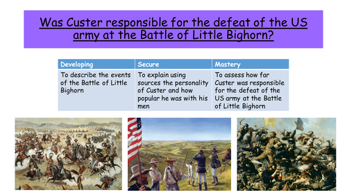 Was Custer responsible for the defeat of the US army at the Battle of Little Bighorn?