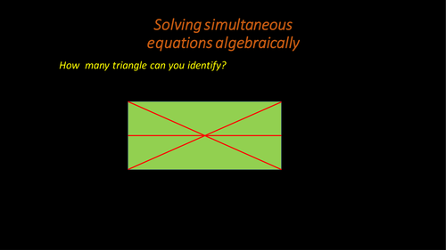 Solving simultaneous equations