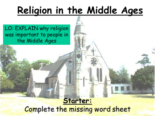 Religion in the Middle Ages