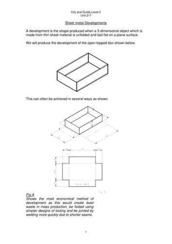 Sheet Metal Pattern Development