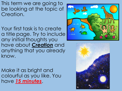 Introduction to Creation