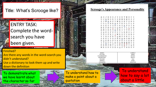 A Christmas Carol - Introduction for Low Ability