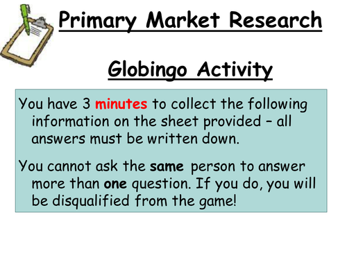 Primary Market Research - GCSE Business Studies Lesson