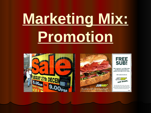 Suitable Promotional Methods for a Small Business (Marketing Topic - GCSE Business)