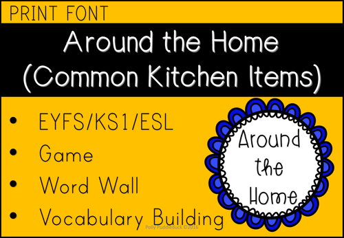 Around the Home (Common Kitchen Items)