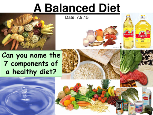 KS3 biology balanced diet