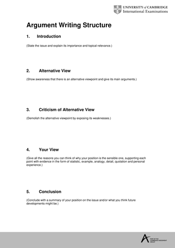 writing-to-argue-teaching-resources