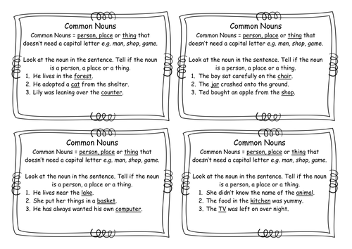 year-4-common-nouns-task-cards-early-morning-challenge