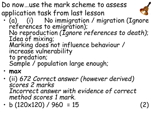 AQANew Spec A-Level Year 2 Chapter 3.7.4 Populations in Ecosystem. Lesson 4 Succession