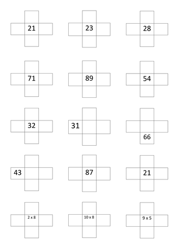 Key Stage 1 Year 2, 10 more 10 less, 1 more 1 less, mastery activity/worksheet