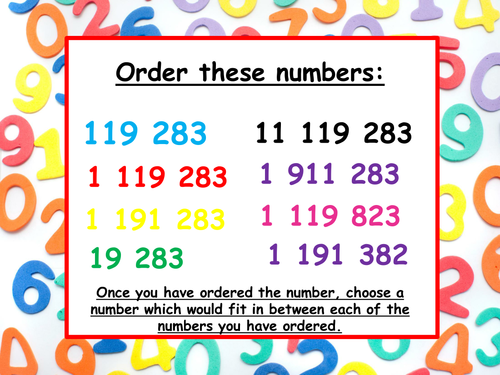 Rounding, place value and negative numbers presentation Y6