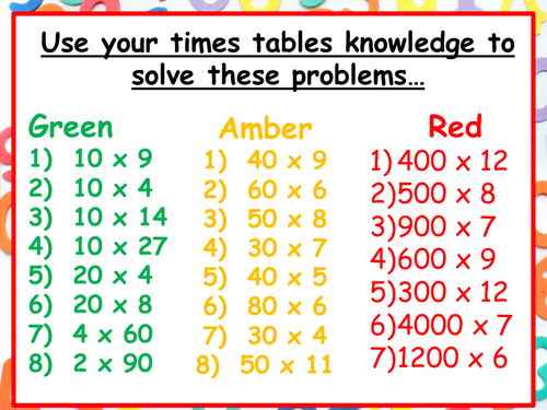 long multiplication homework year 6