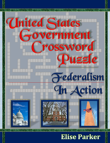 Federalism Crossword Puzzle: Federalism in Action (U.S. Government Puzzle Worksheets)