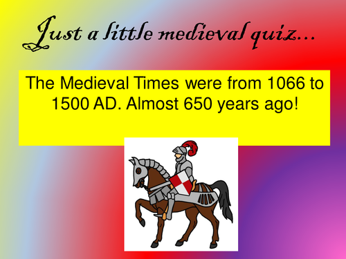 Medieval towns and villages