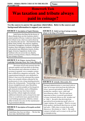 Was taxation and tribute always paid in coinage?