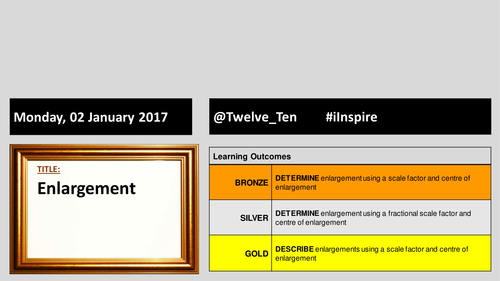 Maths - Enlargement - #iInspire