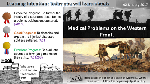 Medicine on the Western Front: WWI Medical Problems (GCSE 1-9)