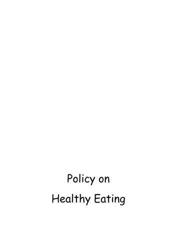 Healthy Schools Policy