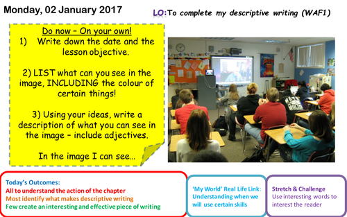 Descriptive writing - Boy by Roald Dahl