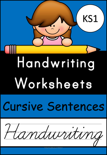 Cursive Handwriting Worksheets for KS1