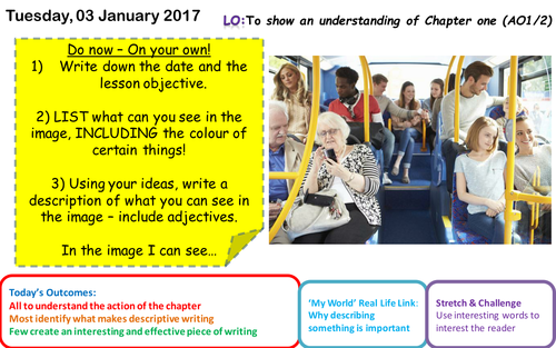 The Memory Cage - Chapter one - Descriptive writing