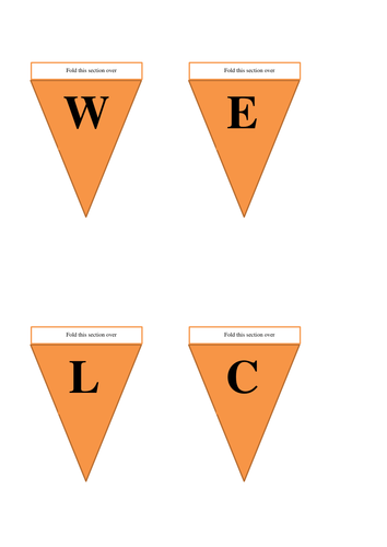 Editable Welcome To... Class Banner (Small)