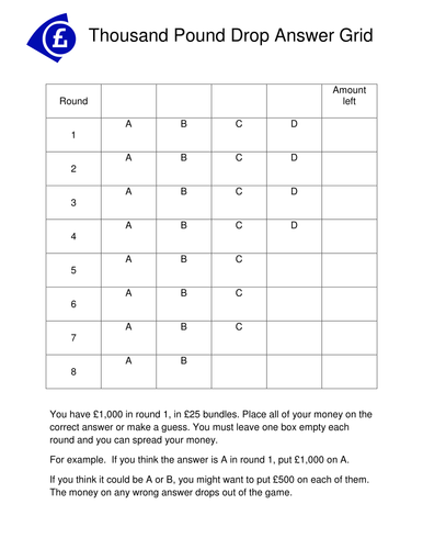 KS2 Sat's  Maths Revision PowerPoint Game