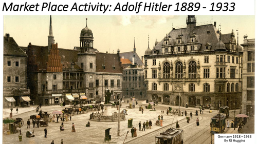 Market Place Activity: Adolf Hitler 1889 - 1933