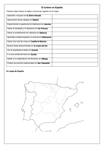 Spanish A Level el impacto del turismo en España: Why do tourists go to Spain? (whole lesson)