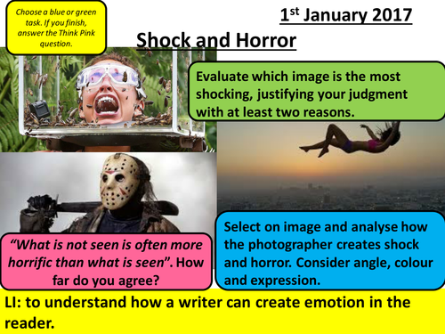 Dr Jekyll and Mr Hyde - AQA English Literature Chapter 4 - Shock and Horror Lesson