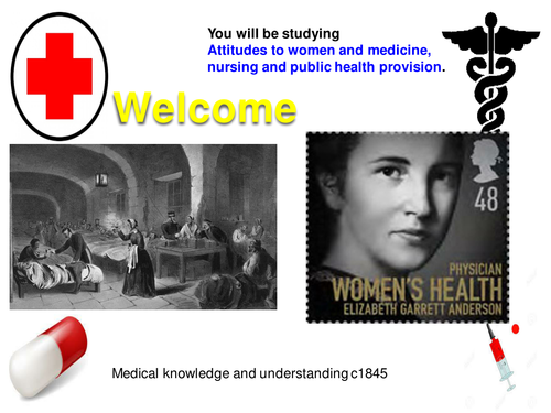 Attitudes to women and medicine, nursing and public health provision.