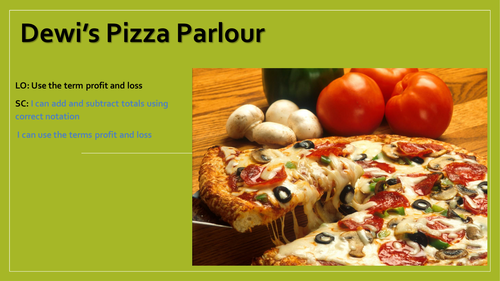 Dewi's Profit and Loss Pizza Parlour