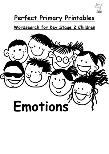 Primary Literacy. Wordsearch: Emotions