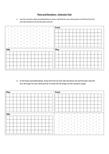 Plans and Elevations Extension Work