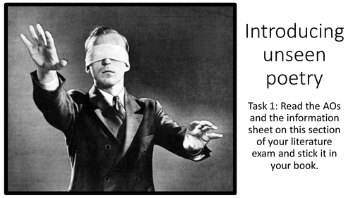 Introducing Unseen Poetry