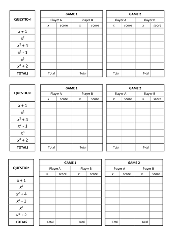 Dice Substitution Game