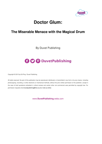 Doctor Glum: The Miserable Menace with a Magical Drum (Narrative Poem)