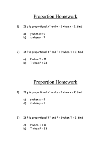 Inverse proportion worksheet pdf picture