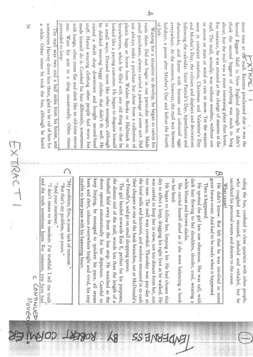 Tenderness by Robert Cormier