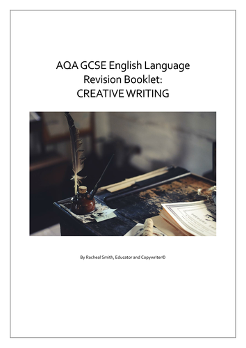 GCSE English Language Creative Writing Workbook | Teaching Resources