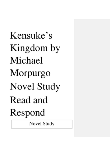 Read and Respons Kensuke's Kingdom
