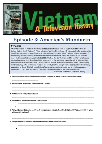 Vietnam: A Television History Episode 3: America's Mandarin 1954-1963