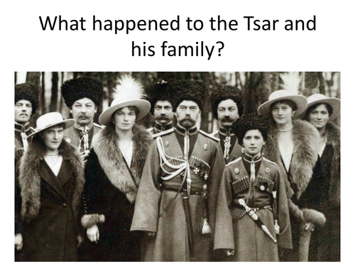 What happened to the Tsar and his family?